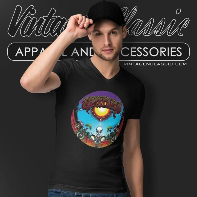 Grateful Dead Aoxomoxoa V Neck TShirt Grateful Dead Aoxomoxoa V Neck TShirt