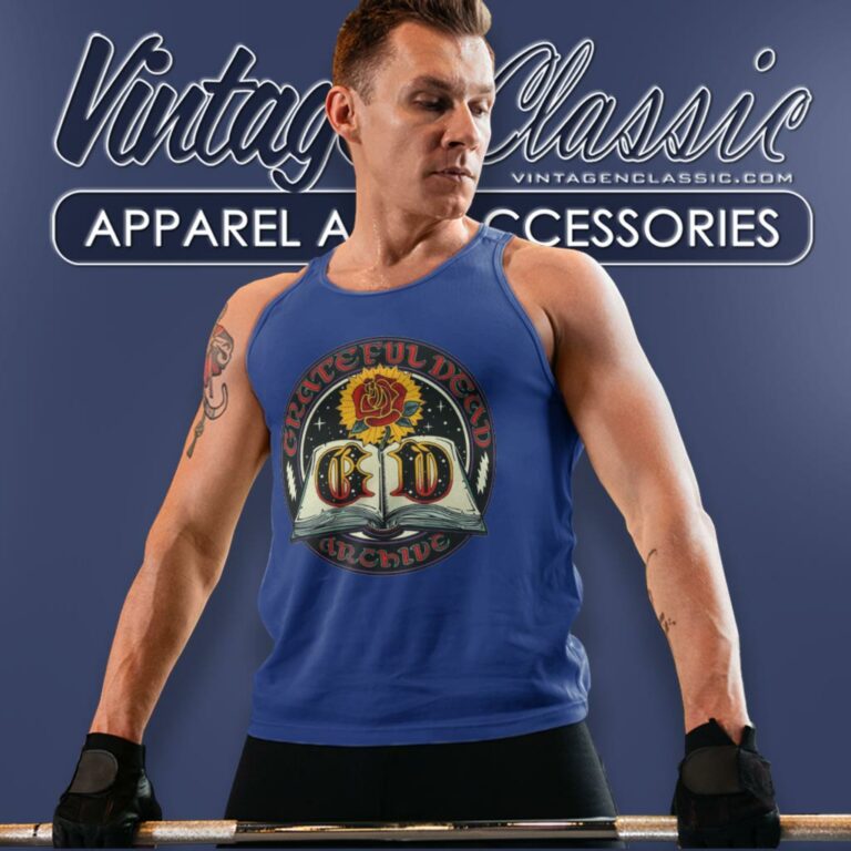 Grateful Dead Archive Logo Tank Top Racerback Grateful Dead Archive Logo Tank Top Racerback