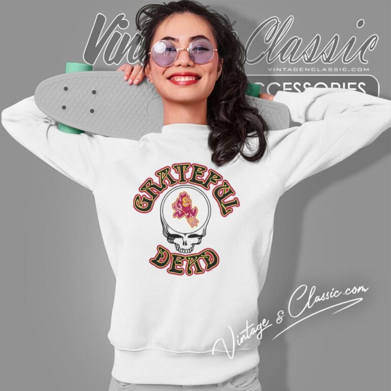 Grateful Dead Arizona State University Sun Devil Sweatshirt Grateful Dead Arizona State University Sun Devil Sweatshirt