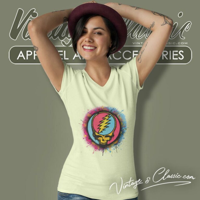 Grateful Dead Artwork Taylor Swope V Neck TShirt Grateful Dead Artwork Taylor Swope V Neck TShirt