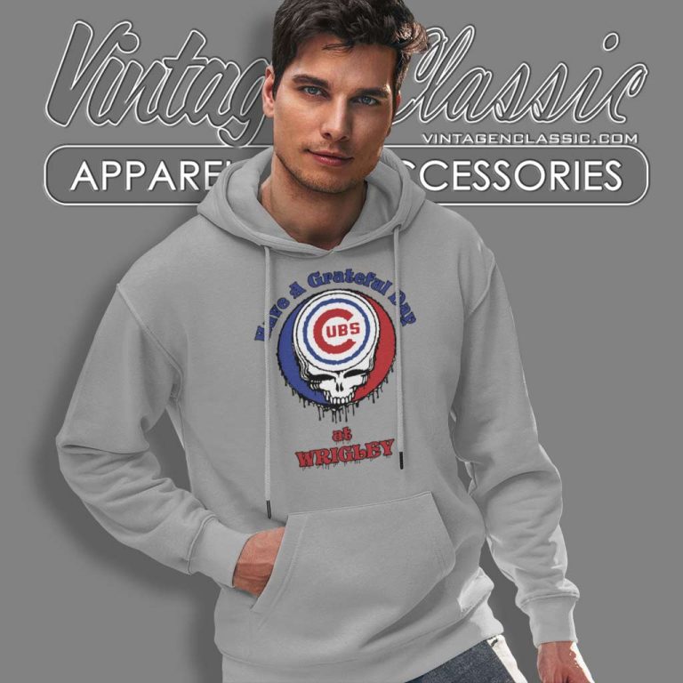 Grateful Dead At Wrigley Chicago Cubs Hoodie Grateful Dead At Wrigley Chicago Cubs Hoodie