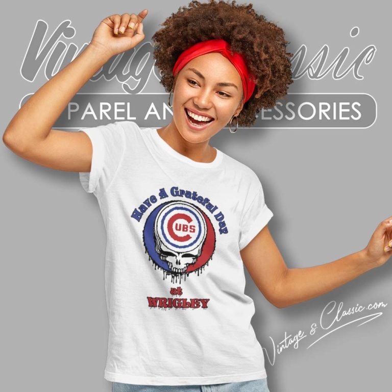 Grateful Dead At Wrigley Chicago Cubs Women TShirt Grateful Dead At Wrigley Chicago Cubs Women TShirt