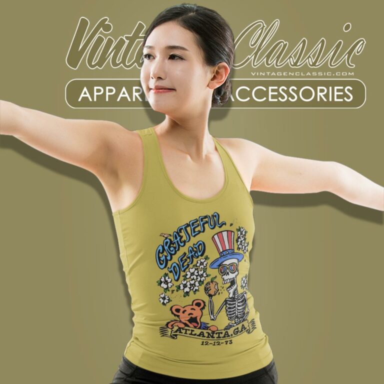 Grateful Dead Atlanta Flowers Tank Top Racerback Grateful Dead Atlanta Flowers Tank Top Racerback