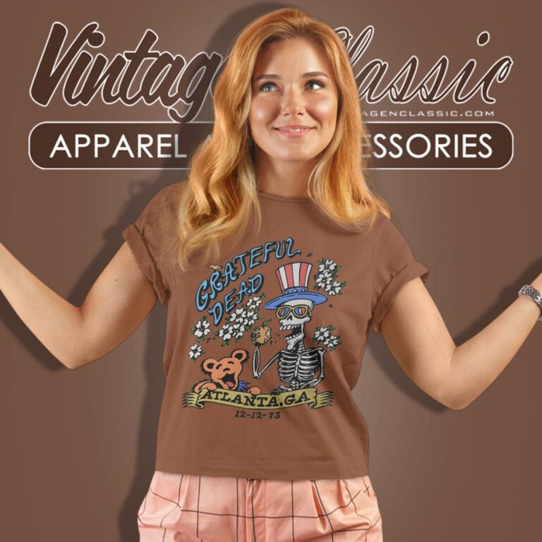 Grateful Dead Atlanta Flowers Women T Shirt Grateful Dead Atlanta Flowers Women T Shirt