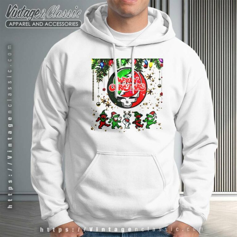 Grateful Dead Bear Christmas Hoodie Grateful Dead Bear Christmas Hoodie