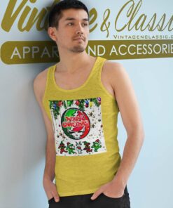 Grateful Dead Bear Christmas Tank Top Racerback