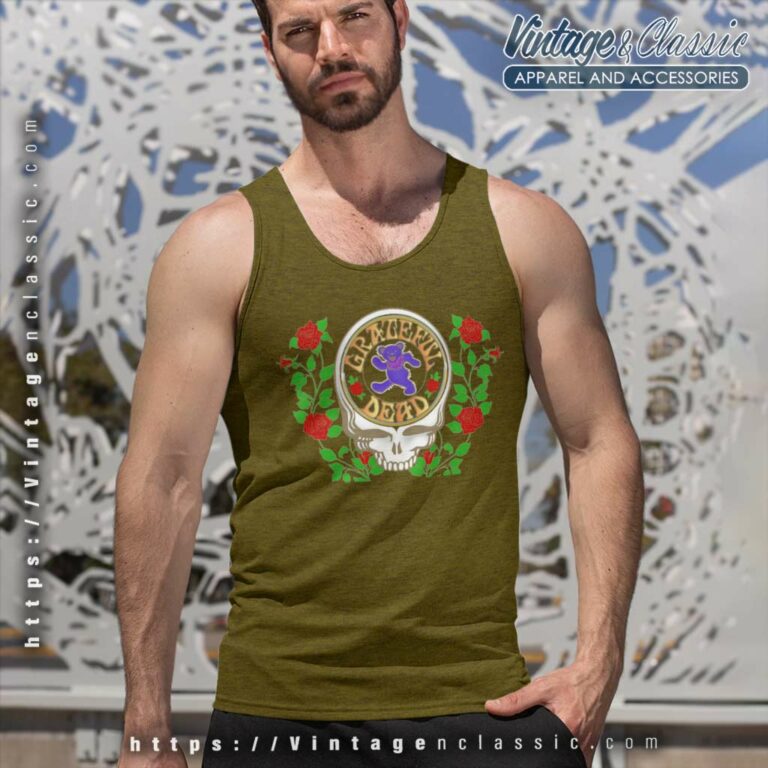 Grateful Dead Bears 1976 Tank Top Racerback Grateful Dead Bears 1976 Tank Top Racerback