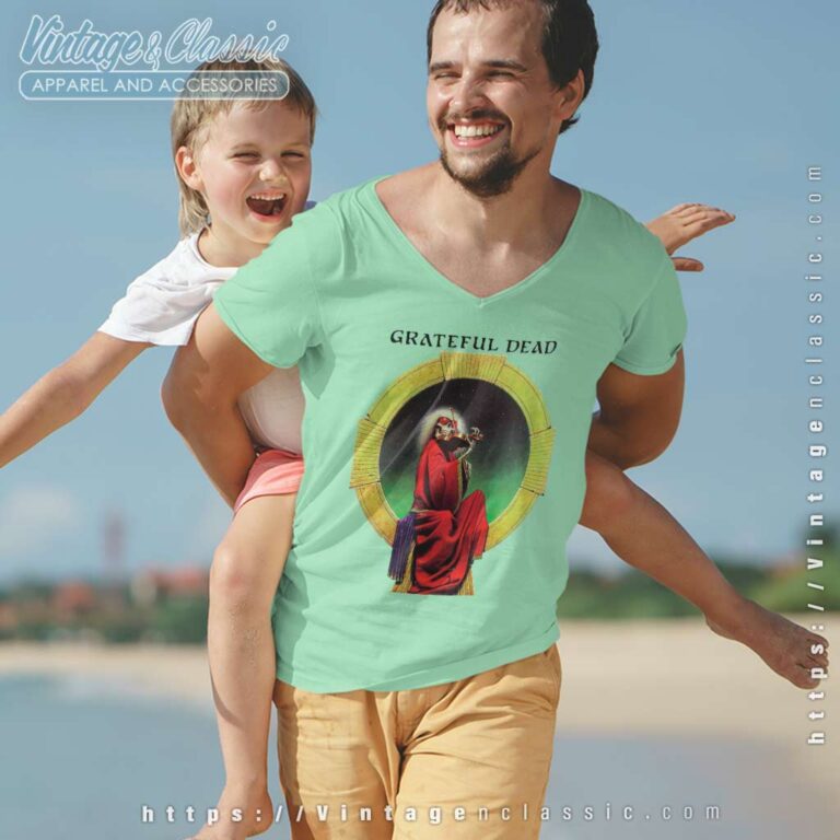 Grateful Dead Blues For Allah V Neck TShirt Grateful Dead Blues For Allah V Neck TShirt