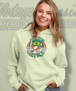 Grateful Dead Boston Celtics Skull Nba Hoodie