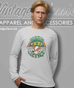 Grateful Dead Boston Celtics Skull Nba Long Sleeve Tee