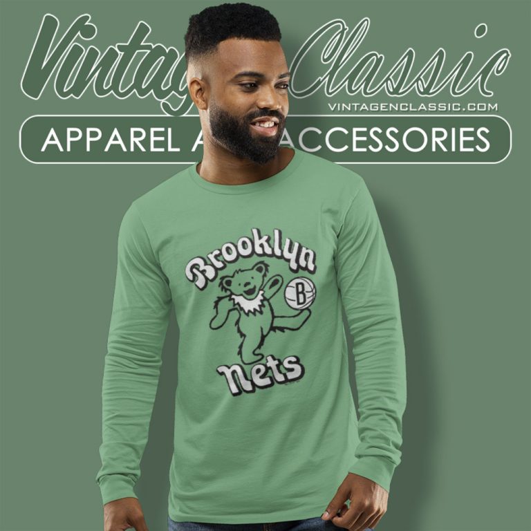 Grateful Dead Brooklyn Nets Long Sleeve Tee Grateful Dead Brooklyn Nets Long Sleeve Tee