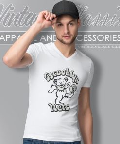 Grateful Dead Brooklyn Nets V Neck TShirt