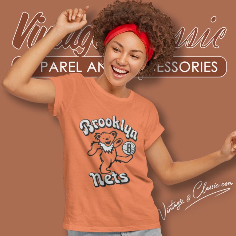 Grateful Dead Brooklyn Nets Women T Shirt Grateful Dead Brooklyn Nets Women T Shirt