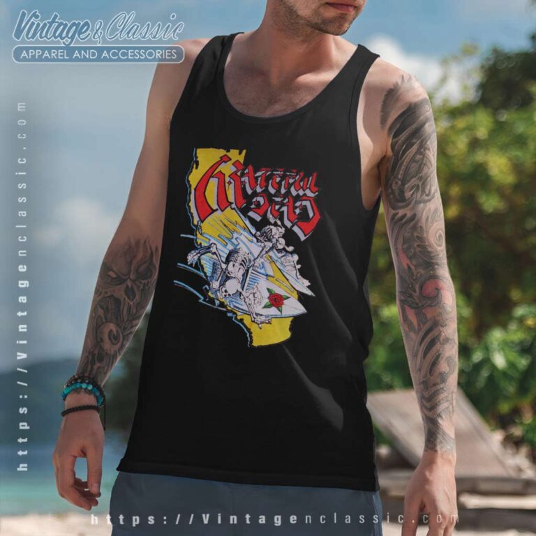 Grateful Dead California Tour Tank Top Racerback Grateful Dead California Tour Tank Top Racerback