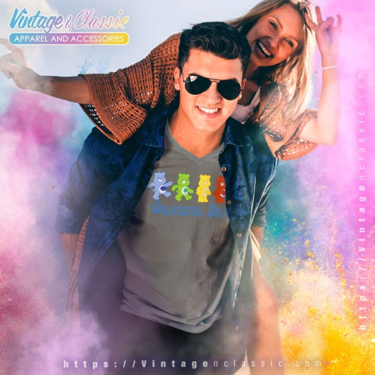 Grateful Dead Care Bears V Neck TShirt Grateful Dead Care Bears V Neck TShirt