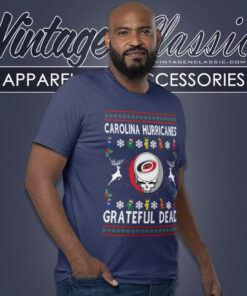 Grateful Dead Carolina Hurricanes Ugly Christmas T Shirt