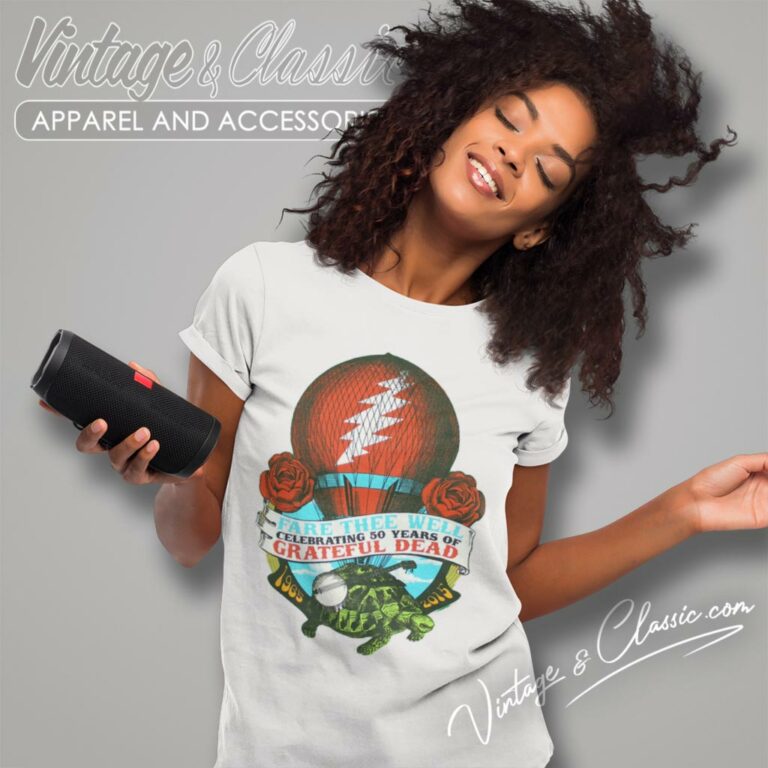 Grateful Dead Celebrating 50 Years Women T Shirt Grateful Dead Celebrating 50 Years Women T Shirt