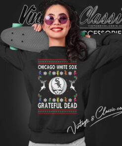 Grateful Dead Chicago White Sox Ugly Christmas Sweatshirt