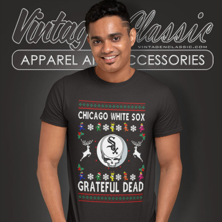 Grateful Dead Chicago White Sox Ugly Christmas T Shirt Grateful Dead Chicago White Sox Ugly Christmas T Shirt
