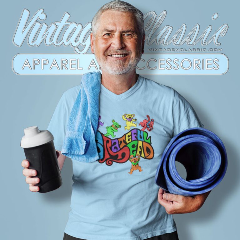 Grateful Dead Climb Bears V Neck TShirt Grateful Dead Climb Bears V Neck TShirt