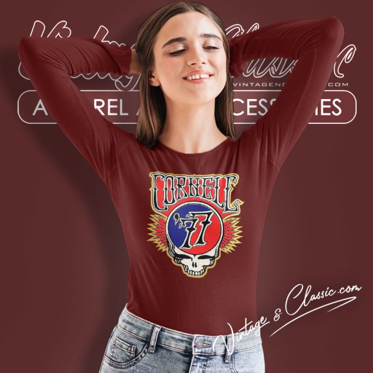 Grateful Dead Cornell University Campus 1977 Long Sleeve Tee Grateful Dead Cornell University Campus 1977 Long Sleeve Tee