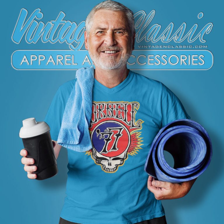 Grateful Dead Cornell University Campus 1977 V Neck TShirt Grateful Dead Cornell University Campus 1977 V Neck TShirt