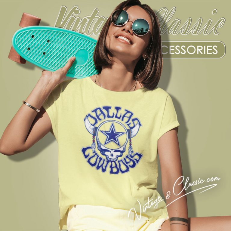 Grateful Dead Dallas Cowboys Women T Shirt Grateful Dead Dallas Cowboys Women T Shirt
