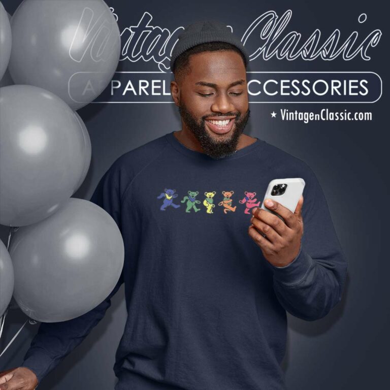 Grateful Dead Dancing Bears Sweatshirt Grateful Dead Dancing Bears Sweatshirt