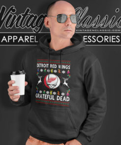 Grateful Dead Detroit Red Wings Ugly Christmas Hoodie