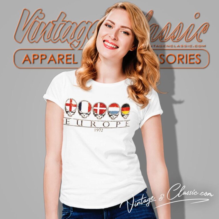 Grateful Dead Europe 1972 Women T Shirt Grateful Dead Europe 1972 Women T Shirt
