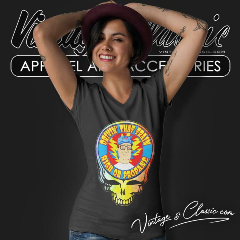 Grateful Dead Hank Hill V Neck TShirt Grateful Dead Hank Hill V Neck TShirt