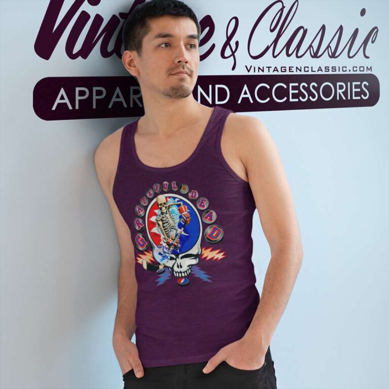 Grateful Dead Hockey Minglewood Tank Top Racerback Grateful Dead Hockey Minglewood Tank Top Racerback