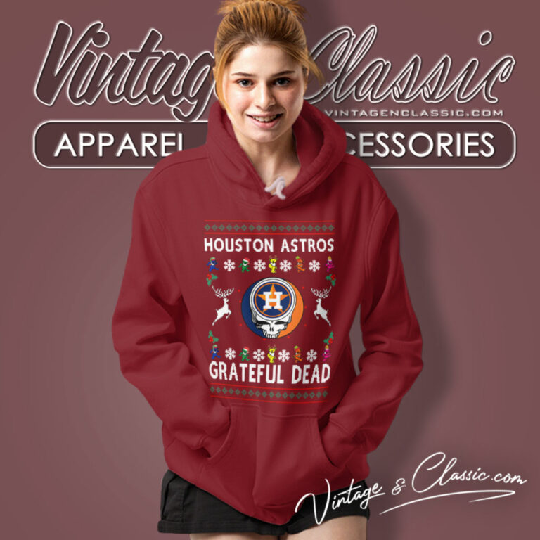 Grateful Dead Houston Astros Ugly Christmas Hoodie Grateful Dead Houston Astros Ugly Christmas Hoodie