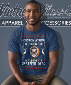 Grateful Dead Houston Astros Ugly Christmas T Shirt