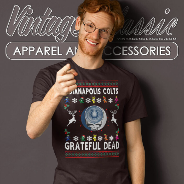 Grateful Dead Indianapolis Colts Ugly Christmas T Shirt Grateful Dead Indianapolis Colts Ugly Christmas T Shirt