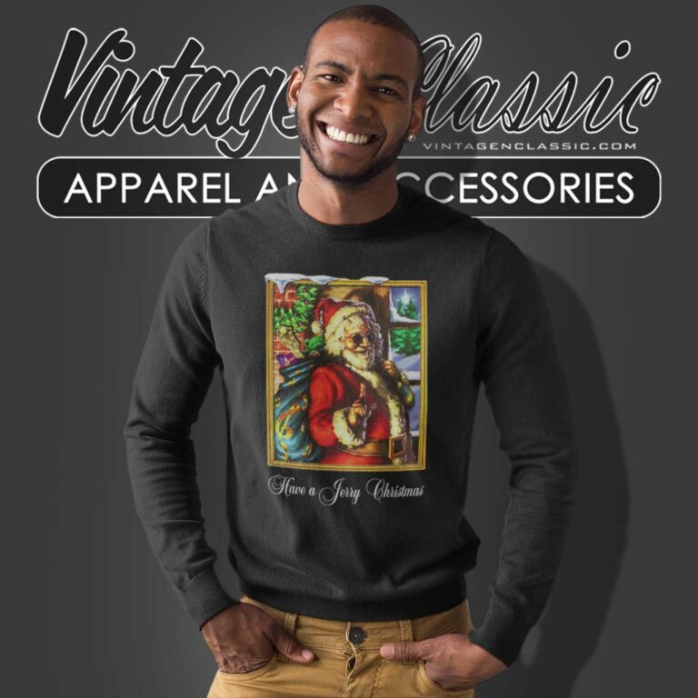 Grateful Dead Jerry Garcia Christmas Sweatshirt Grateful Dead Jerry Garcia Christmas Sweatshirt