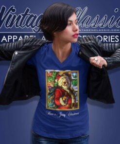 Grateful Dead Jerry Garcia Christmas Shirt 4 Grateful Dead Jerry Garcia Christmas V Neck TShirt