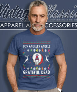 Grateful Dead Los Angeles Angels Ugly Christmas T Shirt