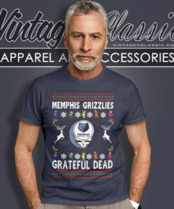 Grateful Dead Memphis Grizzlies Ugly Christmas T Shirt