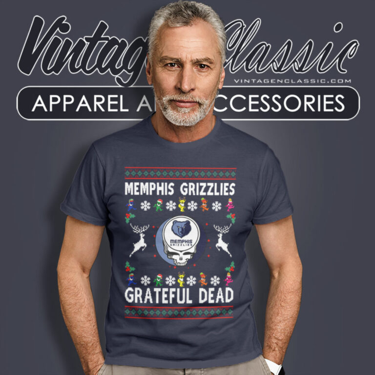 Grateful Dead Memphis Grizzlies Ugly Christmas T Shirt Grateful Dead Memphis Grizzlies Ugly Christmas T Shirt