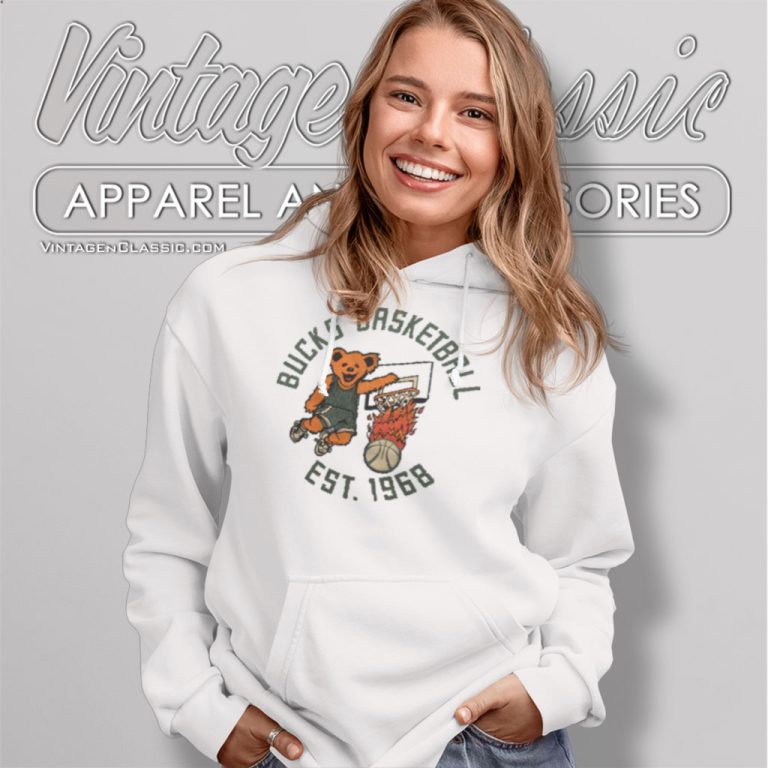 Grateful Dead Milwaukee Bucks Hoodie Grateful Dead Milwaukee Bucks Hoodie