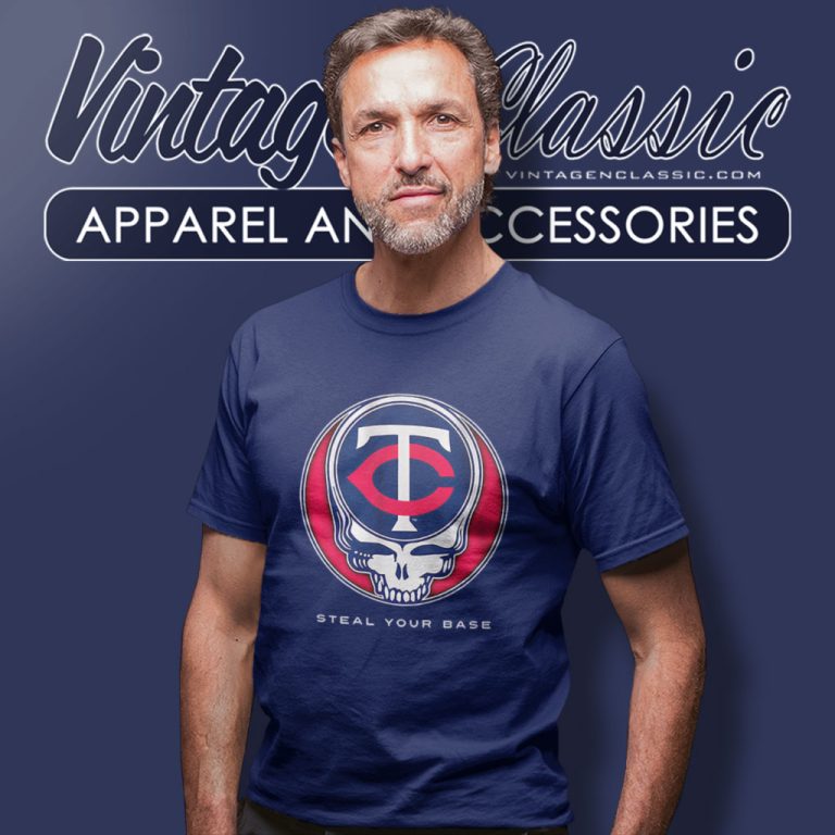 Grateful Dead Minnesota Twins Steal Your Base T Shirt Grateful Dead Minnesota Twins Steal Your Base T Shirt