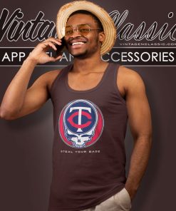 Grateful Dead Minnesota Twins Steal Your Base Tank Top Racerback
