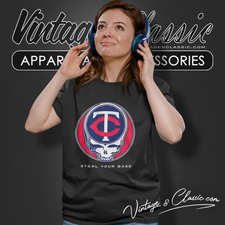 Grateful Dead Minnesota Twins Steal Your Base Women T Shirt Grateful Dead Minnesota Twins Steal Your Base Women T Shirt
