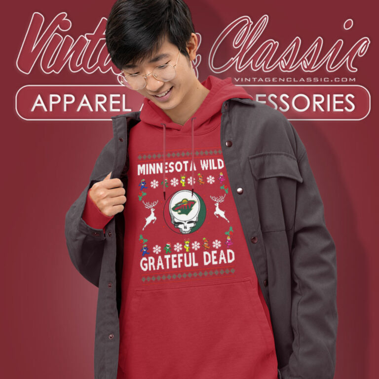 Grateful Dead Minnesota Wild Ugly Christmas Hoodie Grateful Dead Minnesota Wild Ugly Christmas Hoodie