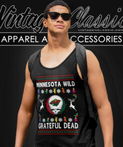 Grateful Dead Minnesota Wild Ugly Christmas Tank Top Racerback