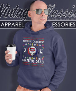 Grateful Dead Montreal Canadiens Ugly Christmas Hoodie