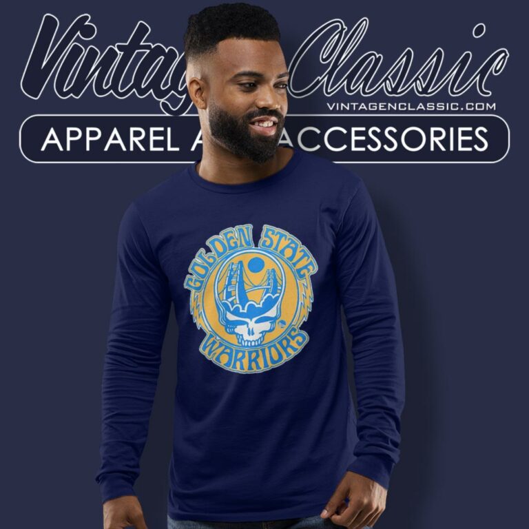 Grateful Dead Nba Golden State Warriors Skull Long Sleeve Tee Grateful Dead Nba Golden State Warriors Skull Long Sleeve Tee
