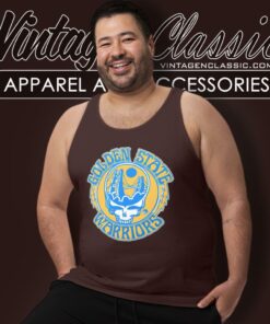 Grateful Dead Nba Golden State Warriors Skull Tank Top Racerback