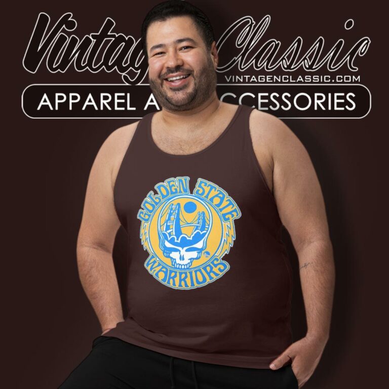 Grateful Dead Nba Golden State Warriors Skull Tank Top Racerback Grateful Dead Nba Golden State Warriors Skull Tank Top Racerback